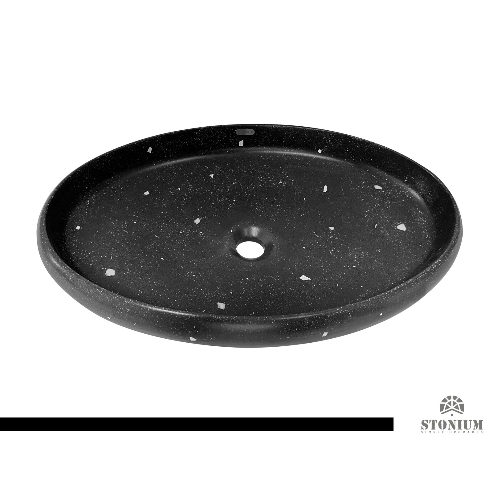 ELLIPSE TERRAZZO BLACK B